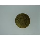 AUSTRO-HUNGARIAN GOLD 20 CORONA dated 1915, 6.8gms
