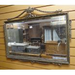 FANCY GILT FRAMED WALL MIRROR