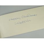 SIR KYFFIN WILLIAMS RA Christmas card print - upland stone buildings and dry-stone wall, pencil