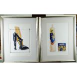 JULIAN MURPHY limited edition (181& 184/350) two colour prints - modern sexual themed images,