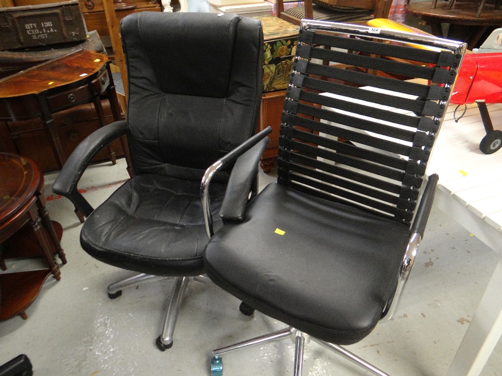 TWO OFFICE CHAIRS