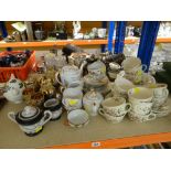 ASSORTED TEAWARE including Royal Doulton 'Monmouth' pattern, Japanese export, Portmeirion one cup
