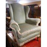 GREEN ARMCHAIR