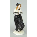 ROYAL WORCESTER PORCELAIN FIGURE entitled 'Wind' shape no. 2617 circa 1916 and designed by J.