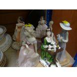 COLLECTION OF COALPORT, SPANISH & OTHER CONTINENTAL FIGURINES