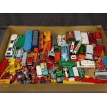 UNBOXED QUANTITY OF DIECAST VEHICLES including tv and film related, Corgi, Dinky Super toys and