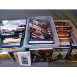 MILITARIA BOOKS - good quantity in two tubs and a box