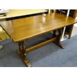 POLISHED REFECTORY TABLE