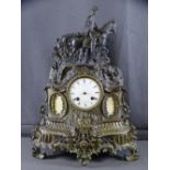 FRENCH MANTEL CLOCK - mid 19th century 'Miroy Fres Brevettes prize medal 1851'