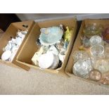 VINTAGE GLASSWARE & MIXED PORCELAIN