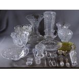 WATERFORD VASE and other quality glassware