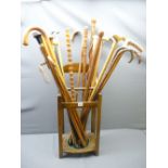 WALKING STICKS/CANES IN STAND - a collection