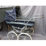 VINTAGE SILVER CROSS BABY'S PRAM