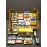DIECAST BOXED MODEL VEHICLES - approximately 30, makers include Corgi, Burago, LLedo models to