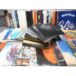 VINYL LPs - approximately 100 including Led Zeppelin, Ran Funk, Railroad, Jeff Beck, ACDC, Black