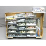 DIECAST MODEL VEHICLES - approximately 20 cased 007 James Bond film related