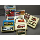 DIECAST MODEL VEHICLES - approximately 12 boxed sets of buses and coaches made by Corgi, Dinky and