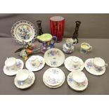 ROYAL ALBERT FRIENDSHIP SWEET PEA TEAWARE, Booths and other china and glassware