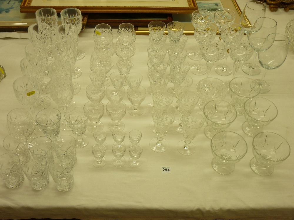 DRINKING GLASSWARE - large quantity of fine quality