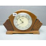 ART DECO STYLE SMITH ELECTRIC MANTEL CLOCK