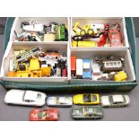 DIECAST MODEL VEHICLES - approximately 40, makers names include Matchbox, Corgi models to include