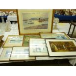 WARREN WILLIAMS Limited Edition Print - Conwy Castle and other paintings and prints