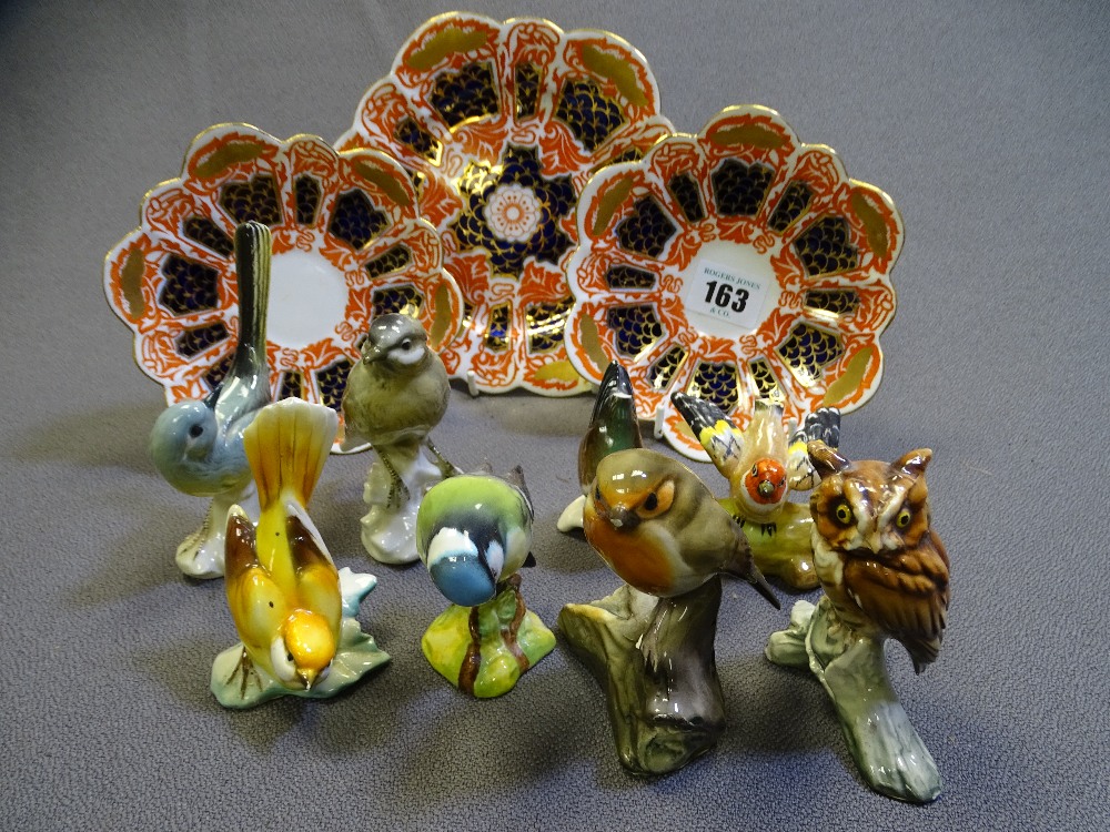 WILEMAN & COMPANY CHINA, three items and a quantity of garden bird ornaments to include Beswick