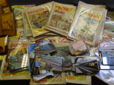 WIZARD, SMASH, SCORCHER, HOTSPUR ETC, COMICS CIRCA 1970 and late 60's, an assortment, marquetry