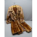 VINTAGE LADY'S FULL LENGTH FUR COAT by Browns of Chester