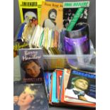 BARRY MANILOW FAN COLLECTION, other music related books and ephemera, vintage song sheets, HMV