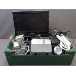 HOUSEHOLD ELECTRICAL ITEMS including BT phone, compact tv ETC E/T
