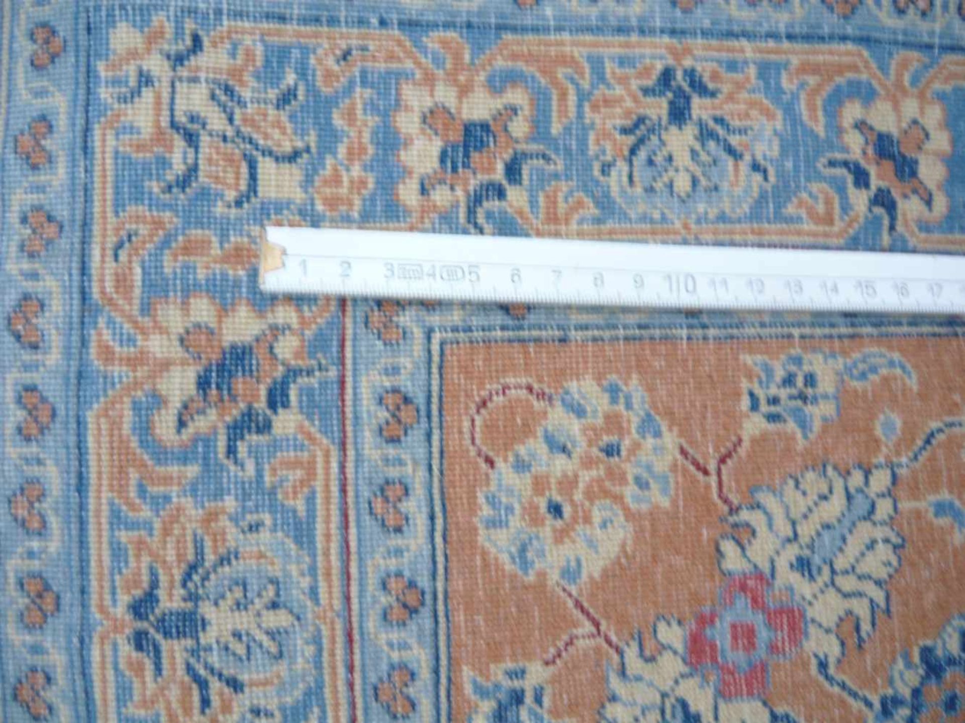 Großer Orientteppich mit feinem Muster. Vintage. Muss gereinigt werden. Maß ca. 160x250 cm. - Bild 2 aus 2