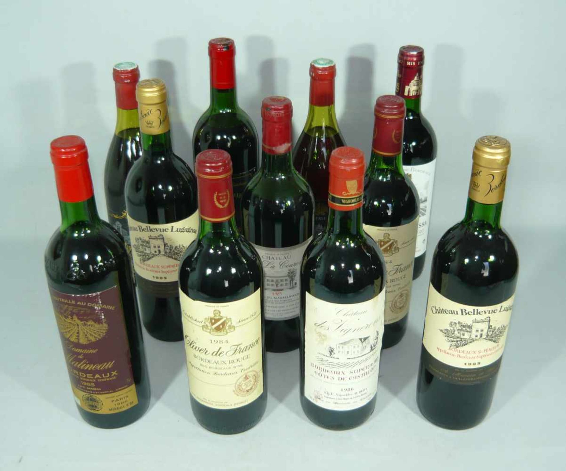 Spannendes Konvolut Bordeaux Weine. Bestehend aus: 2x Louis Enschauer, Oliver de France, Bordeaux
