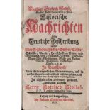 Historische Nachrichten oder Deutliche Beschreibung... 1737, Goldschadt, ChristianFriedrich.