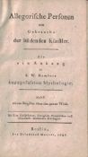 Allegorische Personen zum Gebrauche der bildenden Künstler... 1791, Ramler, Karl W.