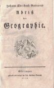 Johann Christoph Gatterers Abriss der Geographie.... 1775. Gatterer, Johann Christoph.