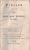 Elpizon oder Ueber meine Fortdauer im Tode... Sintenis, Christian Friedrich 1803 u. 1804.