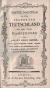 Erster Nachtrag zu dem Gelehrten Teutschland des Seel. Prof. Hambergers... 1774. Meusel,Johann