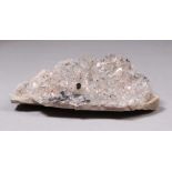 Quarzstein.Wohl Bergkristall, Brasilien? L: 42 cm.