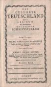 Das Gelehrte Teutschland oder Lexikon der jetzlebenden Teutschen Schriftsteller. 2.Band... 1783