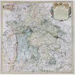 Zwei Karten von Bayern und Deutschland. 17. Jh."Palatinatus Bavariae descriptio Erhardo Reych