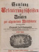 Johann Justinus Gebauer.Samlung von Erleuterungsschriften und Zusätzen zur algemeinen Welthistorie