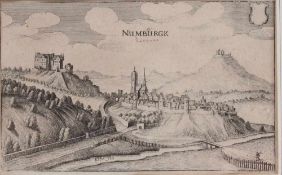 Drei Kupferstiche, 17./18. Jh.Fritzlar, Naumburg/Hessen und Duderstadt. "Fritzlar", "Numburgk"