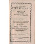 Das Gelehrte Teutschland oder Lexikon der jetzlebenden Teutschen Schriftsteller. 3.Band... 1784