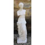 Venus von Milo.Italien, 20. Jh. Marmor. H: 90 cm.- - -20.00 % buyer's premium on the hammer