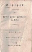 Elpizon oder Ueber meine Fortdauer im Tode... Sintenis, Christian Friedrich 1803 u. 1804.- - -20.