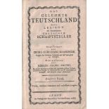 Das Gelehrte Teutschland oder Lexikon der jetzlebenden Teutschen Schriftsteller. 2.Band... 1783