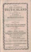 Das Gelehrte Teutschland oder Lexikon der jetzlebenden Teutschen Schriftsteller. 2.Band... 1783