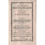 Das Gelehrte Teutschland oder Lexikon der jetzlebenden Teutschen Schriftsteller. 4.Band... 1784