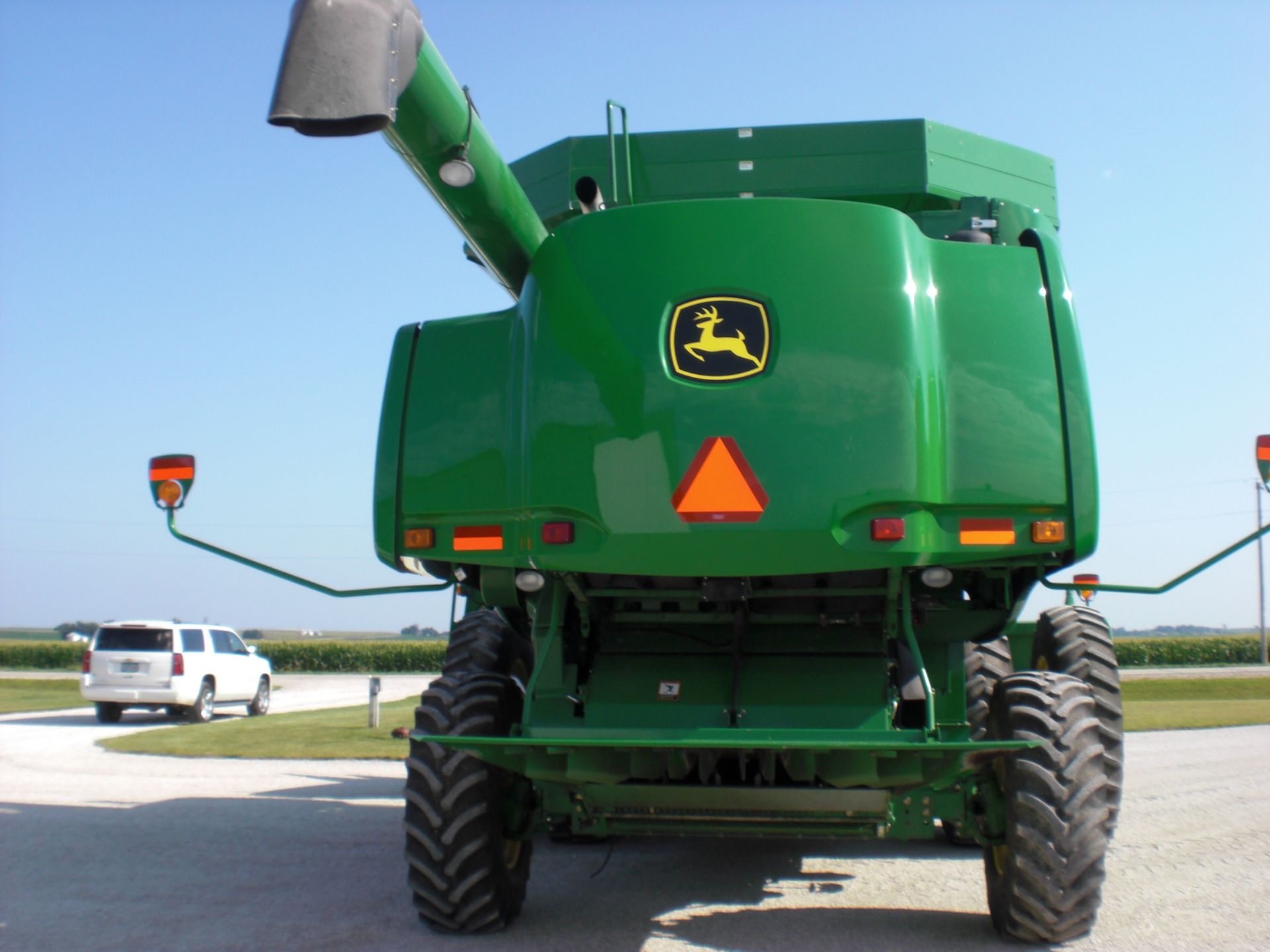 2008 JD 9670 STS Mauer extension, premium cab, 18.4 R 42” duals, 1405 engine hours 881 separator - Image 3 of 5